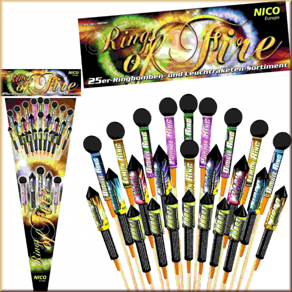 NICO Europe 80757 Rings of Fire, 25er-Rak.-Btl. - Bild